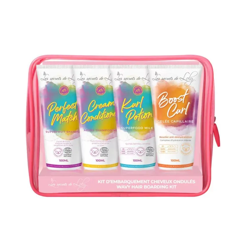 Les Secrets de Loly Kit d'Embarquement Cheveux Ondulés - Univers Pharmacie