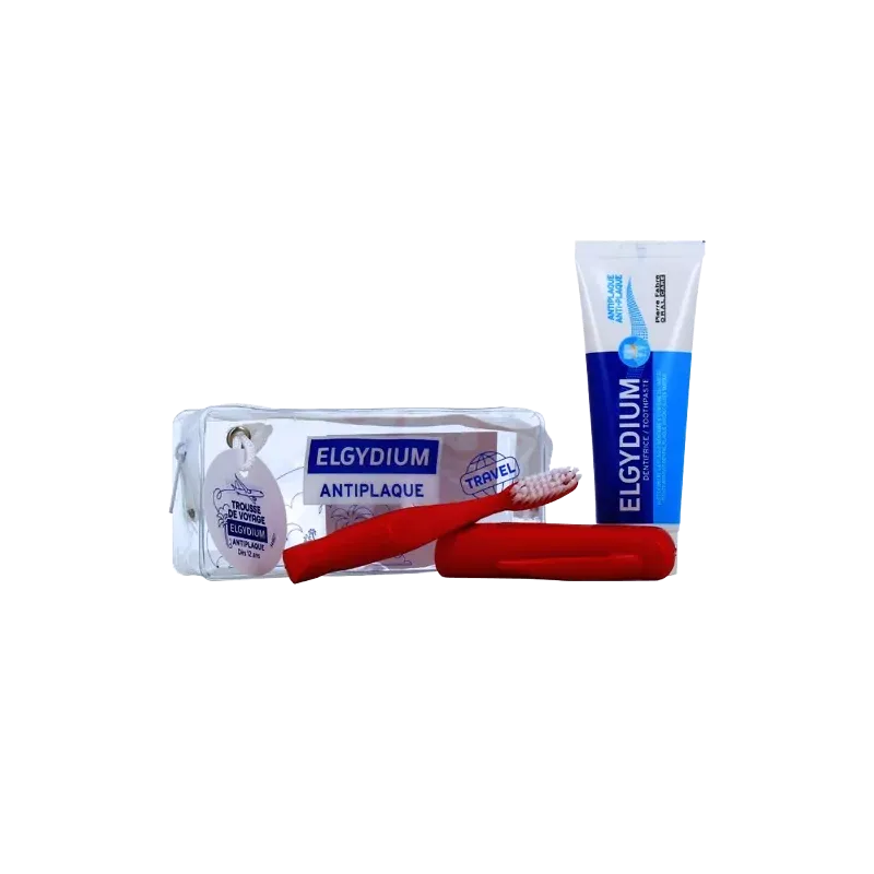 Elgydium Trousse Voyage Anti-Plaque - Univers Pharmacie Elgydium Trousse Voyage Anti-Plaque - Univers Pharmacie