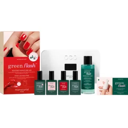 Manucurist Green Flash Routine Manucure LED Poppy Hortensia - Univers Pharmacie