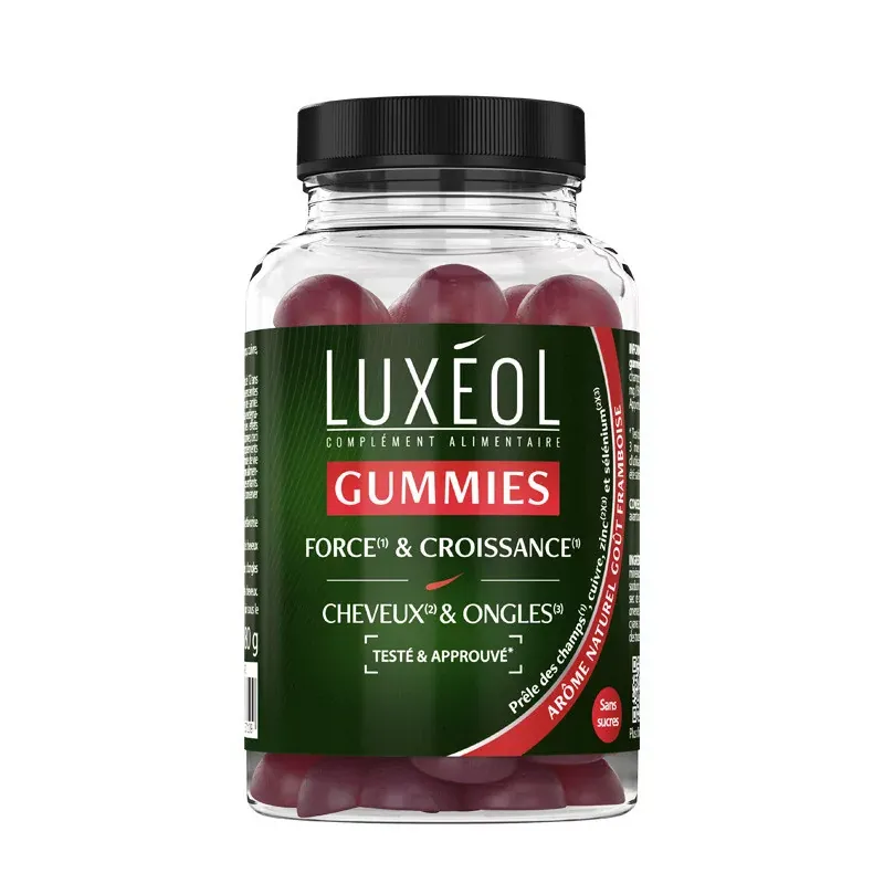 Luxéol Gummies Force et Croissance 60 gummies - Univers Pharmacie