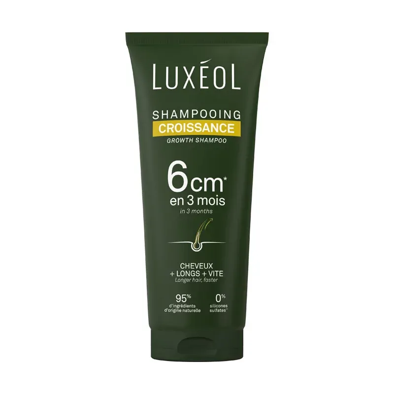 Luxéol Shampooing Croissance 200ml - Univers Pharmacie