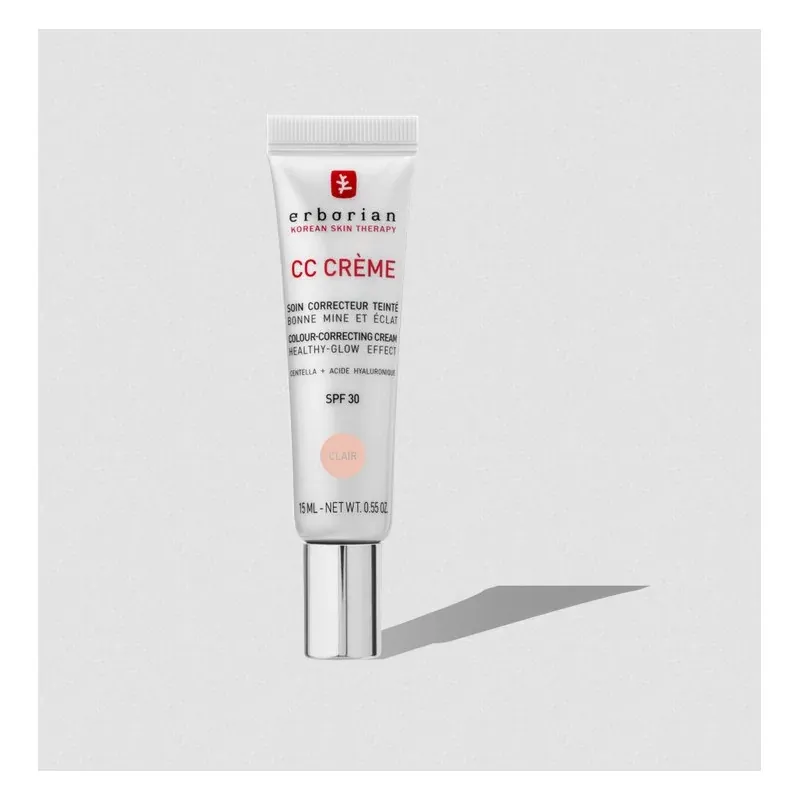 Erborian CC Crème à la Centella Asiatica Clair SPF30 15ml - Univers Pharmacie Erborian CC Crème à la Centella Asiatica Clair SPF30 15ml - Univers Pharmacie