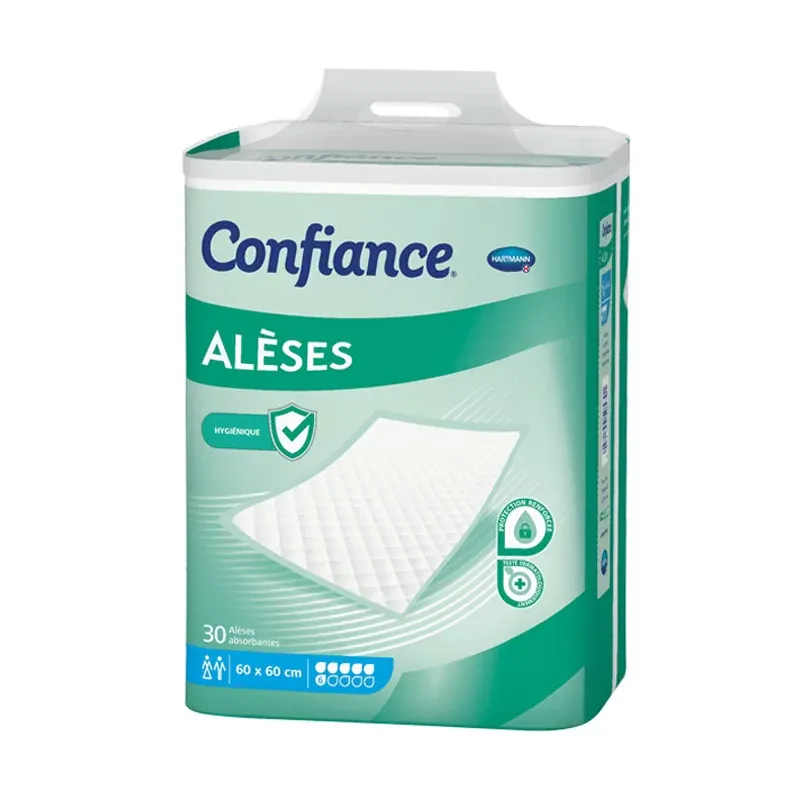 Confiance Alèses 6 gouttes 60X60cm X30 - Univers Pharmacie