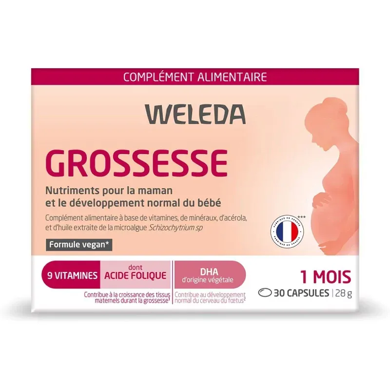 Weleda Grossesse 30 capsules - Univers Pharmacie Weleda Grossesse 30 capsules - Univers Pharmacie