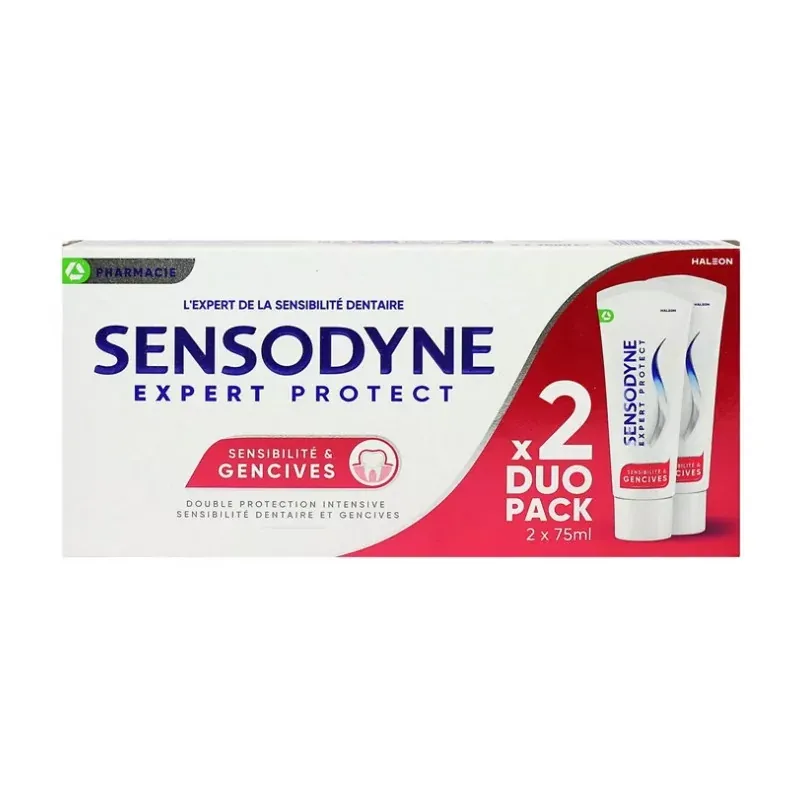 Sensodyne Expert Protect Sensibilité & Gencives 2X75ml - Univers Pharmacie