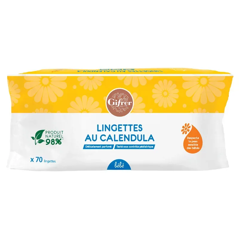 Gifrer Lingettes au Calendula 70 lingettes - Univers Pharmacie