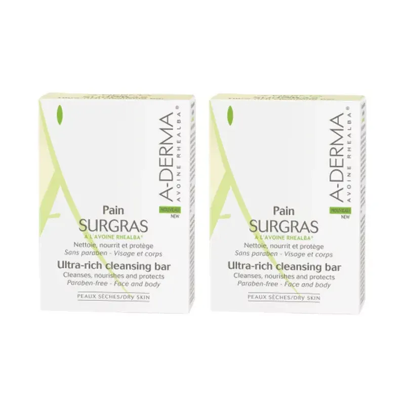 A-Derma Pain Surgras Nutritif 2X100g - Univers Pharmacie