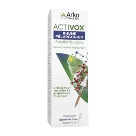Arkopharma Activox Rhume Pélargonium 30ml - Univers Pharmacie
