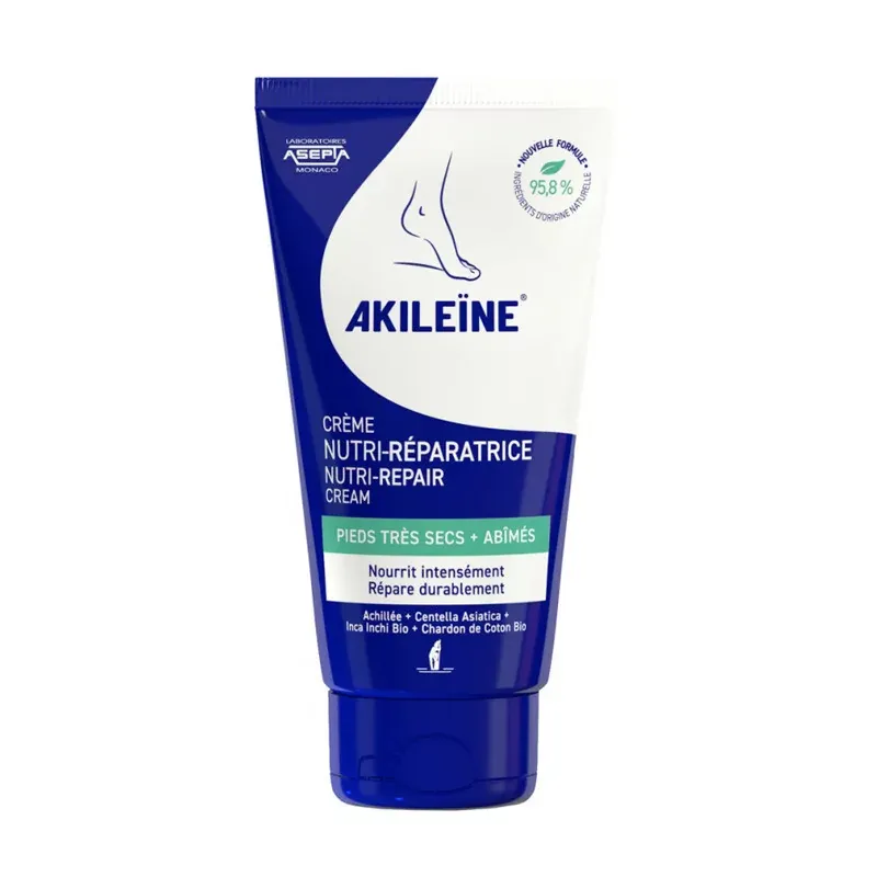 Akileïne Crème Nutri-réparatrice Pieds 75ml - Univers Pharmacie