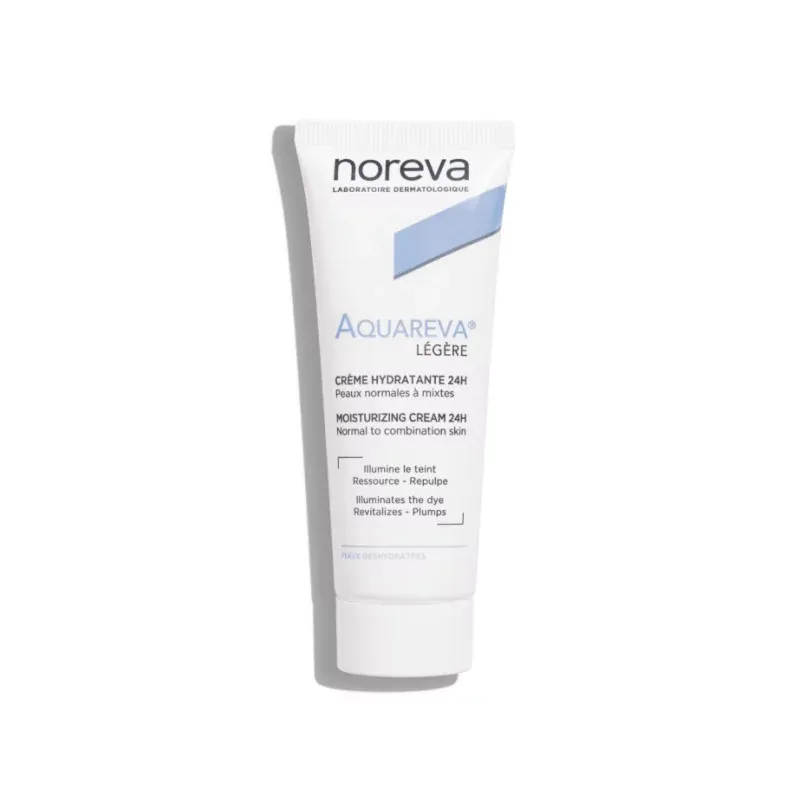 Noreva Aquareva Crème hydratante 24H Légère 40ml - Univers Pharmacie