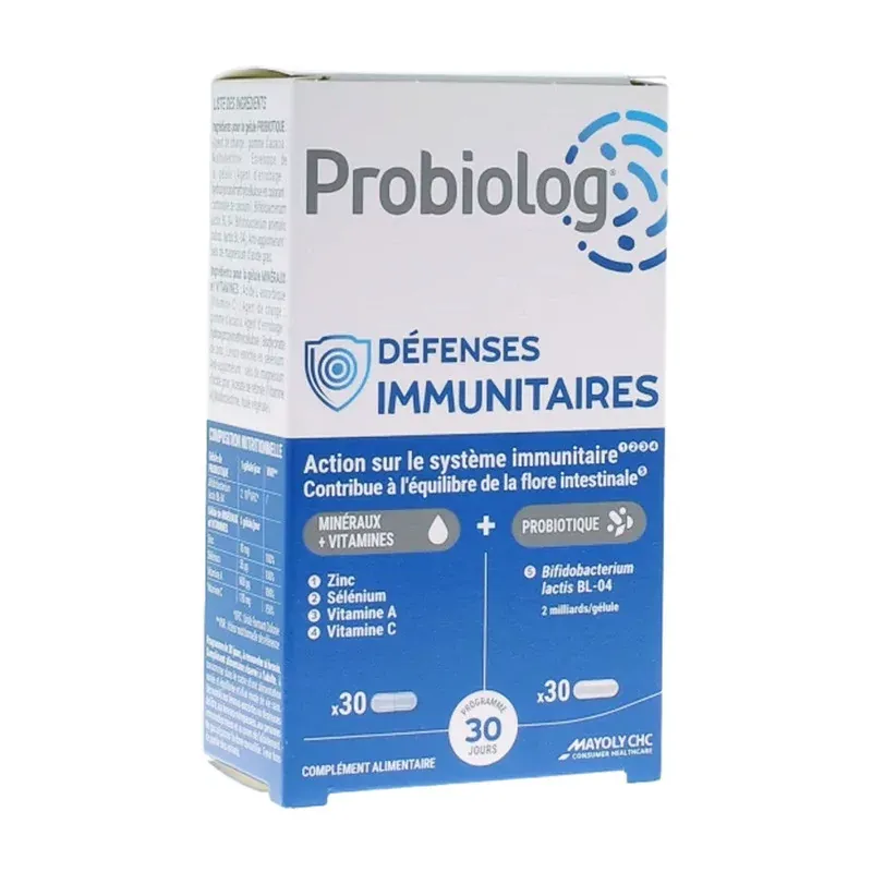 Probiolog Défenses Immunitaires 2X30 gélules - Univers Pharmacie