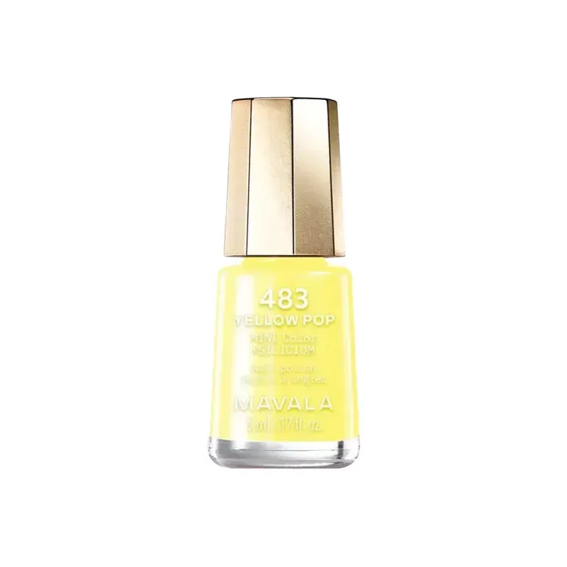 Mavala Mini Color +Silicium 483 Yellow Pop 5ml - Univers Pharmacie Mavala Mini Color +Silicium 483 Yellow Pop 5ml - Univers Pharmacie