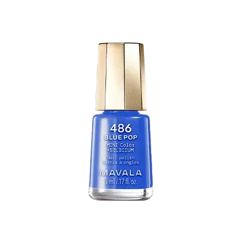 Mavala Mini Color +Silicium 486 Blue Pop 5ml - Univers Pharmacie