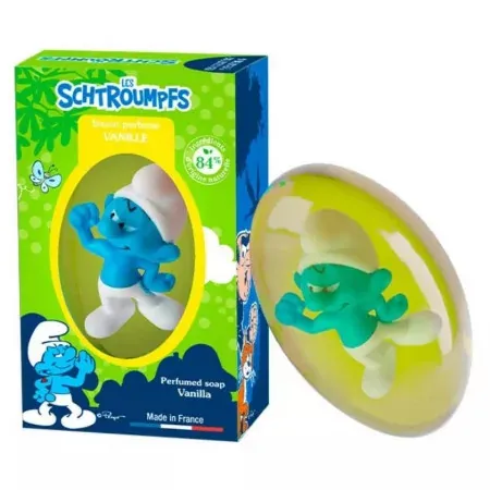 Les Schtroumpfs Savon Parfumé Vanille 80g - Univers Pharmacie