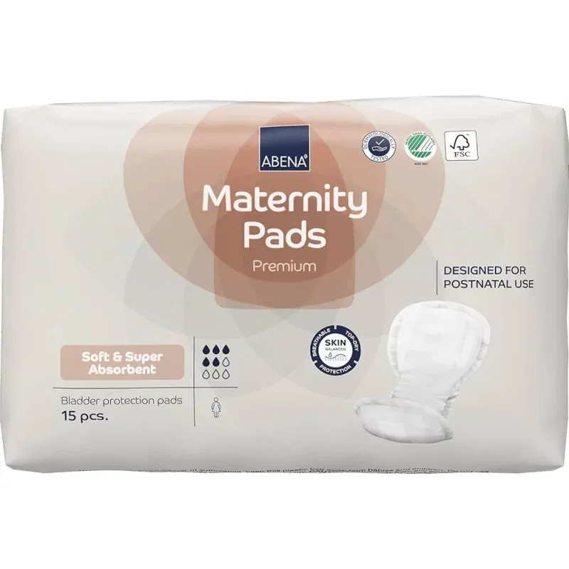 Abena Maternity Pads Protections Gynécologiques 5 gouttes x15 - Univers Pharmacie Abena Maternity Pads Protections Gynécologiques 5 gouttes x15 - Univers Pharmacie