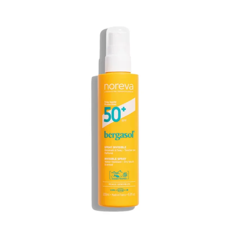 Noreva Bergasol Spray invisible SPF50+ 200ml - Univers Pharmacie Noreva Bergasol Spray invisible SPF50+ 200ml - Univers Pharmacie