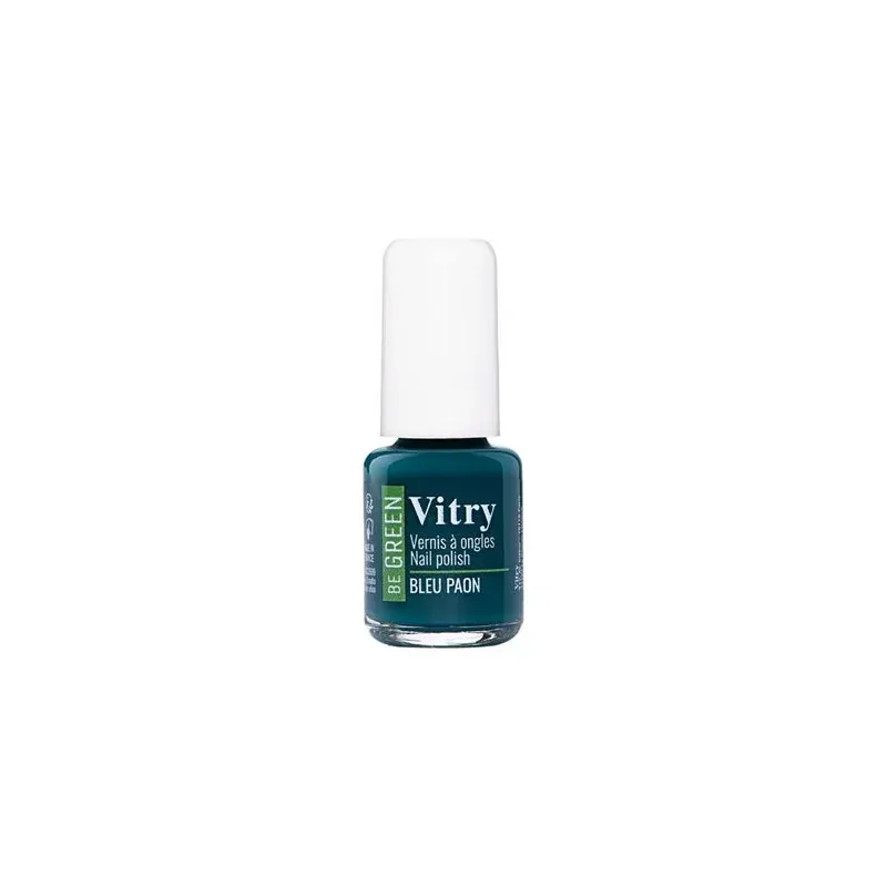 Vitry Vernis à Ongles Be Green Bleu Paon 6ml - Univers Pharmacie Vitry Vernis à Ongles Be Green Bleu Paon 6ml - Univers Pharmacie