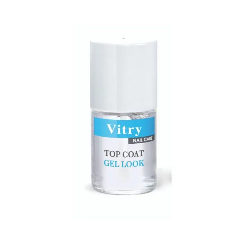 Vitry Nail Care Top Coat Gel Look 10ml - Univers Pharmacie