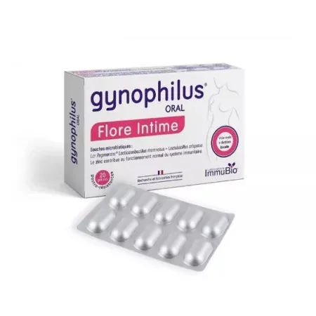Gynophilus Oral Flore Intime 20 gélules - Univers Pharmacie