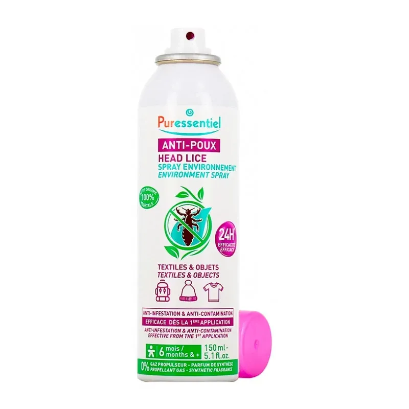 Puressentiel Anti-poux Spray Environnement 150ml - Univers Pharmacie