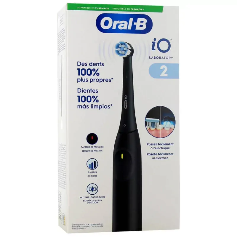 Oral-B iO Brosse à Dents Electrique Série 2 Noir - Univers Pharmacie