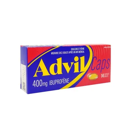 AdvilCaps 400mg 14 capsules