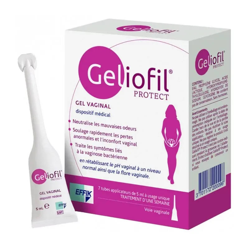 Geliofil Protect Gel Vaginal 7X5ml - Univers Pharmacie