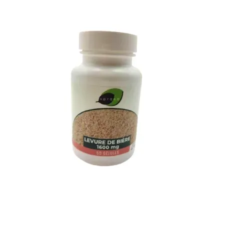 Uprana Levure de Bière 1600mg 50 gélules - Univers Pharmacie