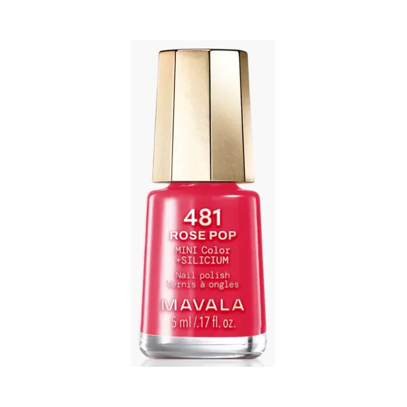 Mavala Mini Color +Silicium 481 Rose Pop 5ml - Univers Pharmacie Mavala Mini Color +Silicium 481 Rose Pop 5ml - Univers Pharmacie
