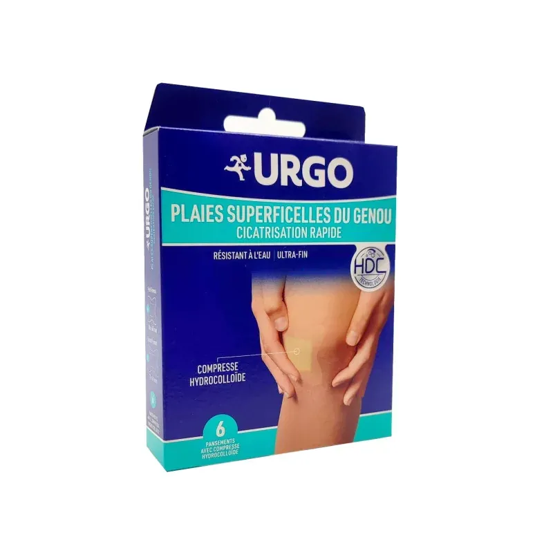 Urgo Plaies Superficielles du Genou Cicatrisation Rapide 6 pansements - Univers Pharmacie