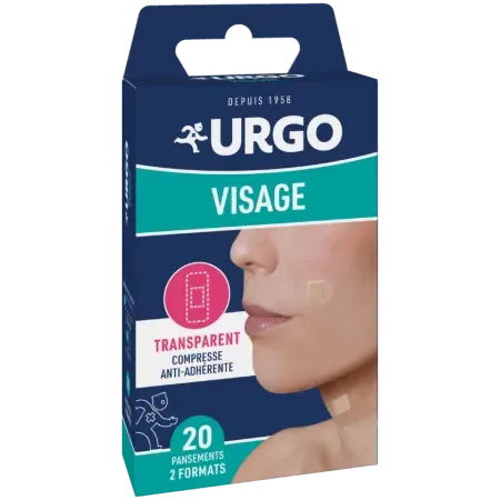 Urgo Visage Pansements Transparents 2 Formats X20 - Univers Pharmacie