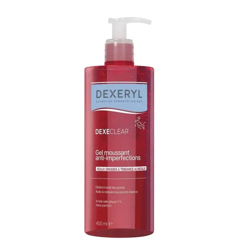 Dexeryl Dexeclear Gel Moussant Anti-imperfections 400ml - Univers Pharmacie
