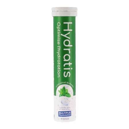 Hydratis Arôme Menthe 20 pastilles - Univers Pharmacie