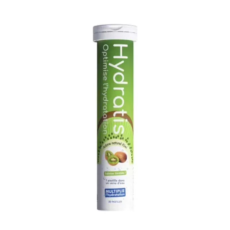 Hydratis Arôme Kiwi 20 pastilles - Univers Pharmacie Hydratis Arôme Kiwi 20 pastilles - Univers Pharmacie
