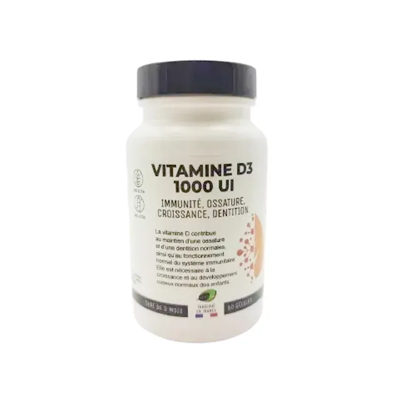 Uprana Vitamine D3 1000UI 90 gélules - Univers Pharmacie