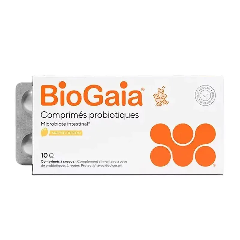 BioGaia Comprimés Probiotiques Arôme Citron X30 - Univers Pharmacie