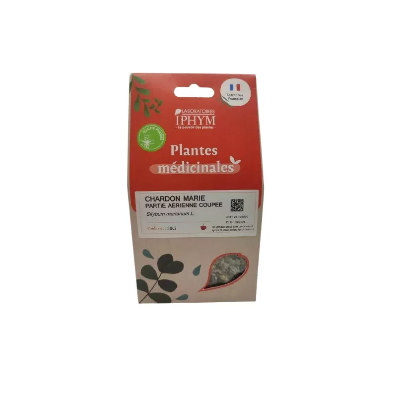 Laboratoires Iphym Plantes Médicinales Chardon Marie 50g - Univers Pharmacie Laboratoires Iphym Plantes Médicinales Chardon Marie 50g - Univers Pharmacie