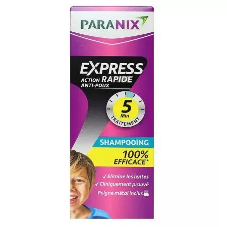 Paranix Express Action Rapide Anti-Poux Shampooing 200ml - Univers Pharmacie