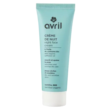 Avril Crème de Nuit Peaux Sèches et Sensibles Bio - Univers Pharmacie