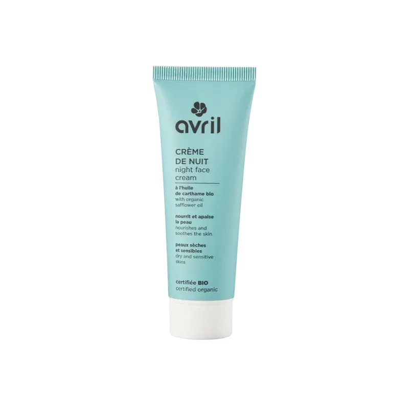 Avril Crème de Nuit Peaux Sèches et Sensibles Bio - Univers Pharmacie