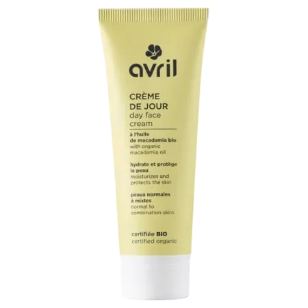 Avril Crème de Jour Peaux Normales & Mixtes Bio 50ml - Univers Pharmacie