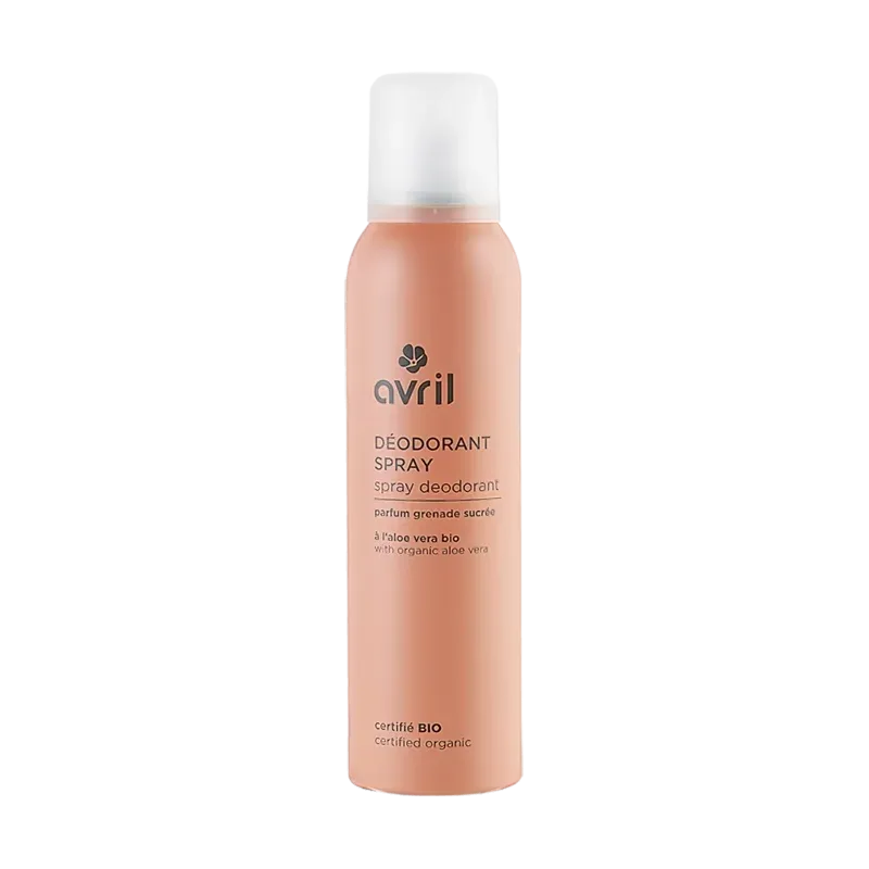 Avril Déodorant Spray Bio 150ml - Univers Pharmacie