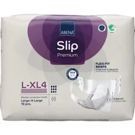 Abena Slip Premium Flexi Fit L-XL4 Couches Élastique Adulte 8,5 gouttes 18 pièces - Univers Pharmacie
