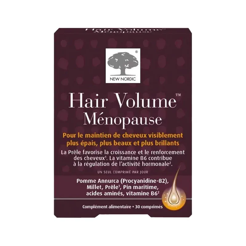 Hair Volume Ménopause 30 comprimés - Univers Pharmacie