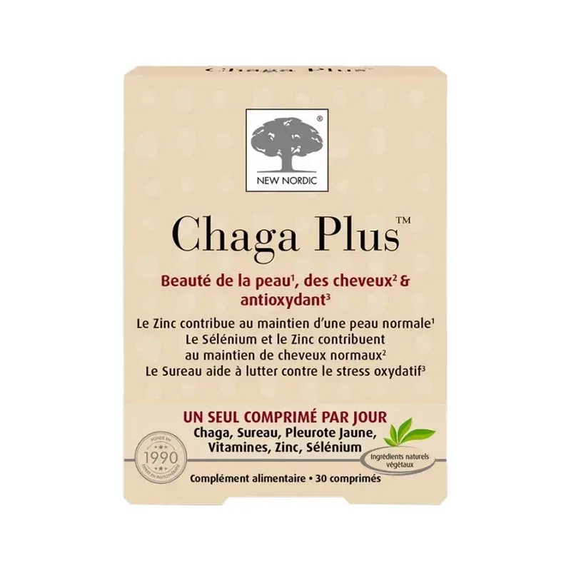 New Nordic Chaga Plus 30 comprimés - Univers Pharmacie