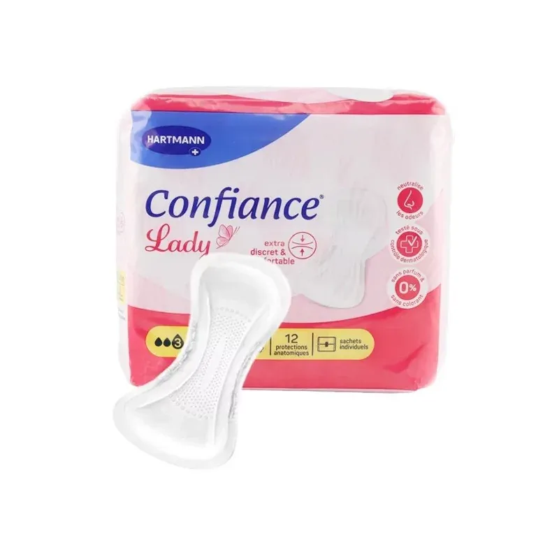 Confiance Lady Niveau 3 12 protections anatomiques - Univers Pharmacie