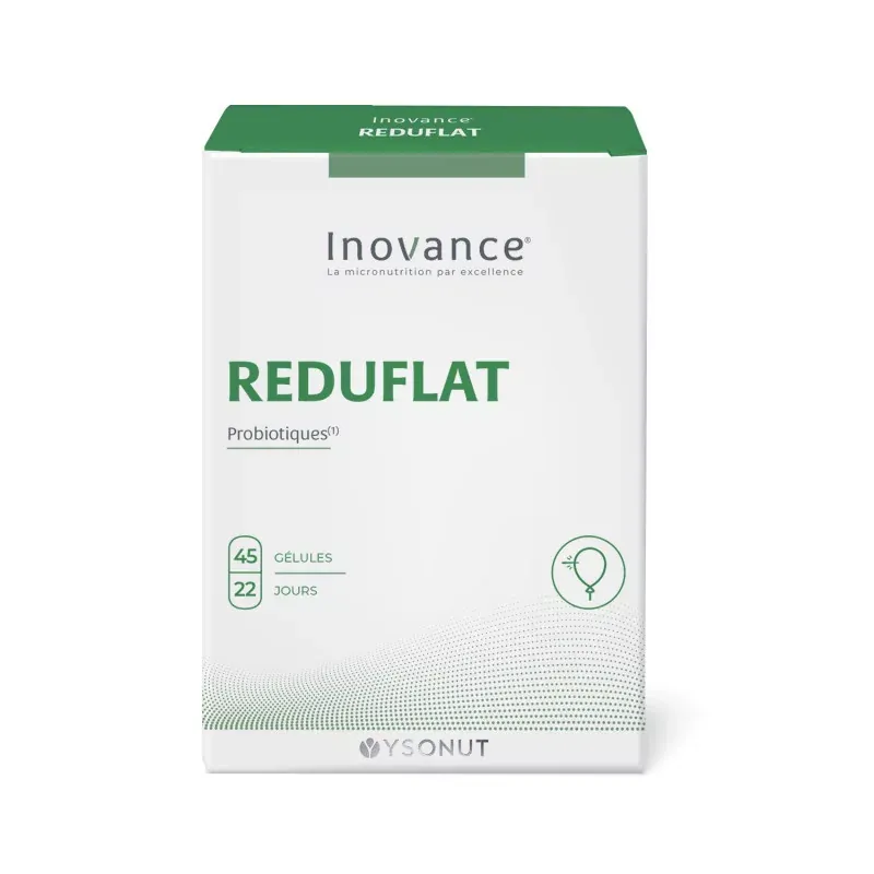 Inovance Reduflat Probiotiques 45 gélules- Univers Pharmacie