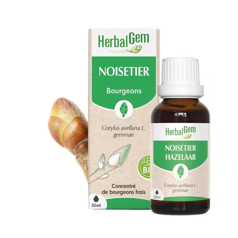 HerbalGem Noisetier Bourgeons Bio 30ml - Univers Pharmacie