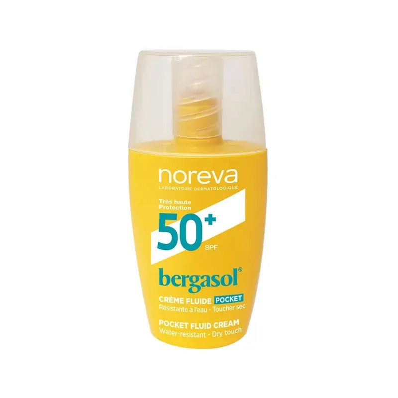 Noreva Bergasol SPF50+ Crème Fluide Pocket 30ml - Univers Pharmacie Noreva Bergasol SPF50+ Crème Fluide Pocket 30ml - Univers Pharmacie
