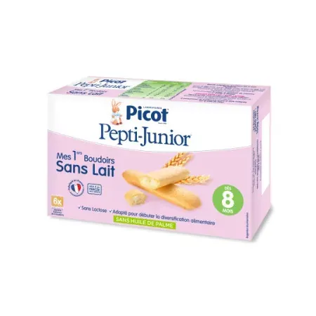 Picot Pepti-Junior Mes 1ers Boudoirs Sans Lait X24 - Univers Pharmacie